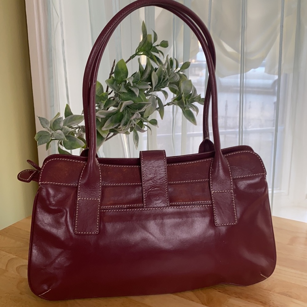 Hype Leather Rectangular Structured Bag. - image 7